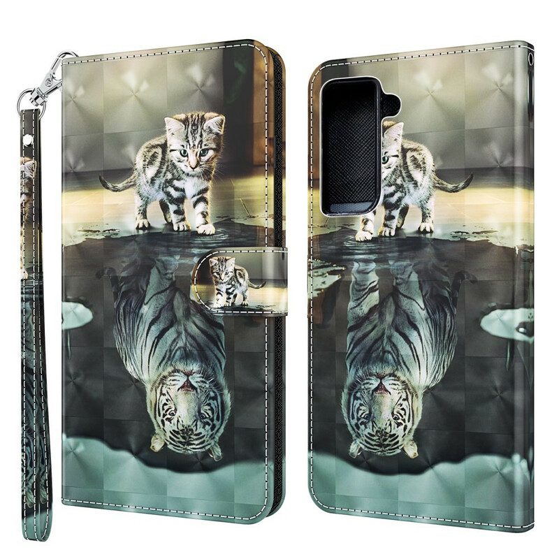 Custodia in pelle Samsung Galaxy S21 5G Ernesto La Tigre