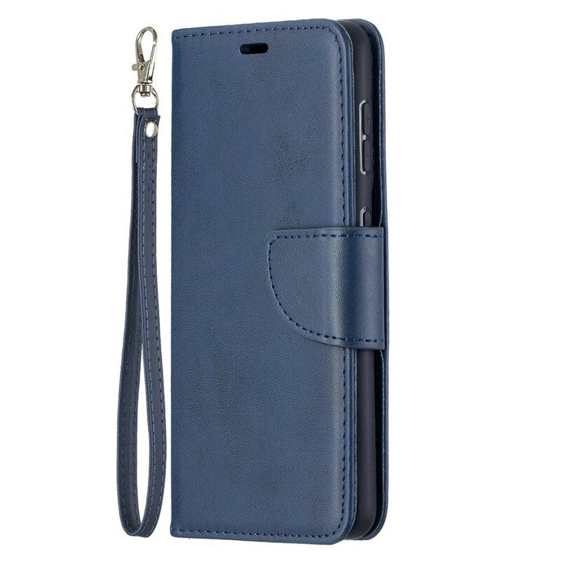 Custodia in pelle Samsung Galaxy S21 5G Folio Cover Lembo Liscio Obliquo