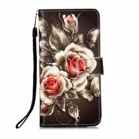 Custodia in pelle Samsung Galaxy S21 5G Rose D'oro