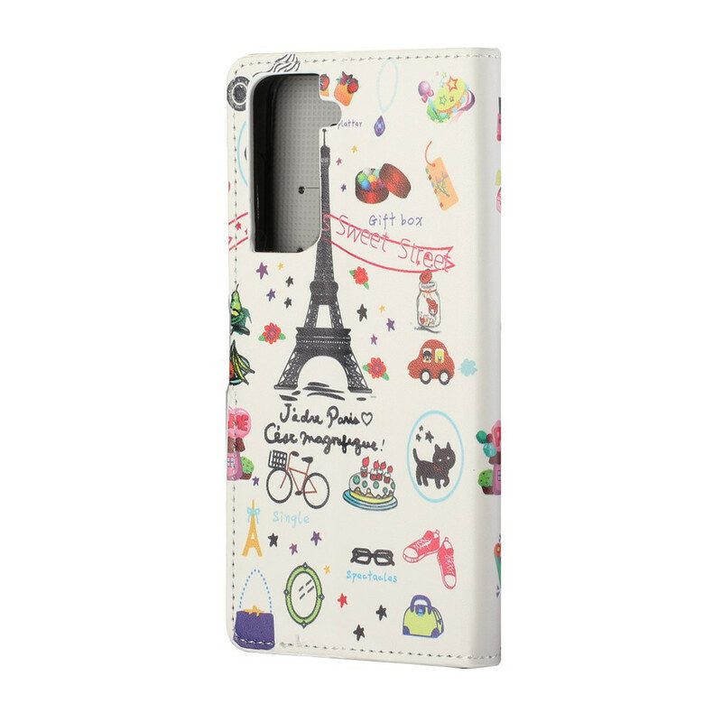 Folio Cover Samsung Galaxy S21 5G Amo Parigi