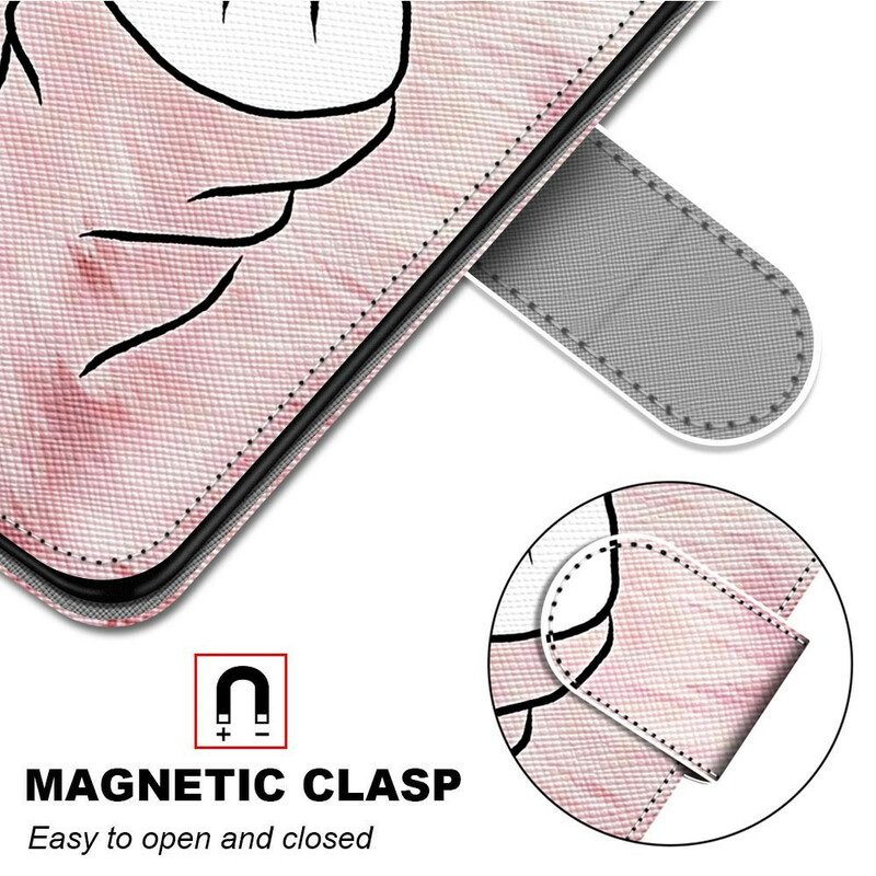 Folio Cover Samsung Galaxy S21 5G Cuore Del Dito