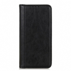 Folio Cover Samsung Galaxy S21 5G Custodia in pelle Eleganza Split Litchi Leather