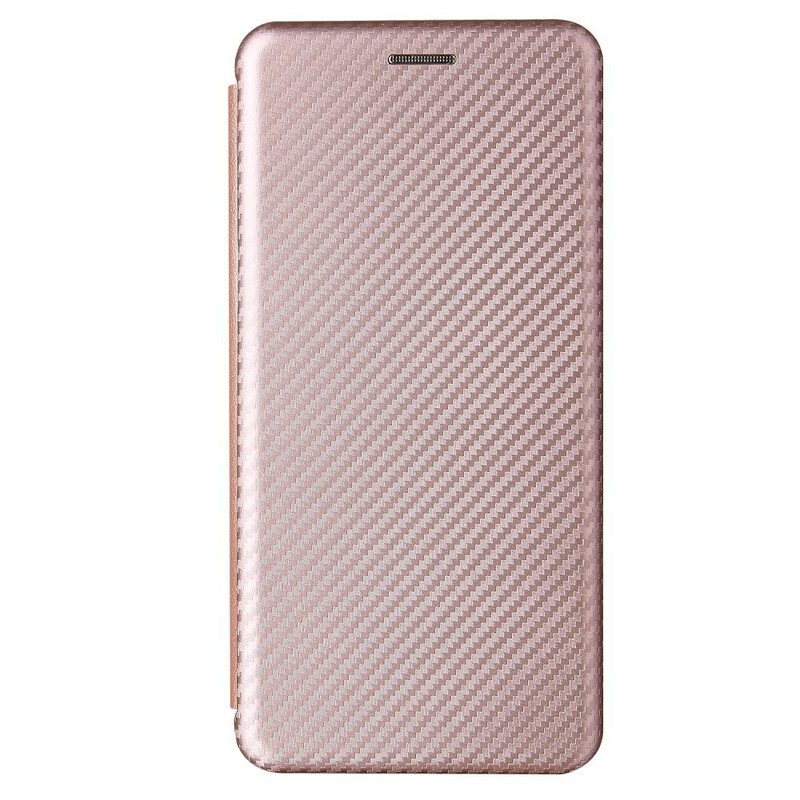 Folio Cover Samsung Galaxy S21 5G Custodia in pelle Fibra Di Carbonio