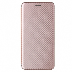 Folio Cover Samsung Galaxy S21 5G Custodia in pelle Fibra Di Carbonio