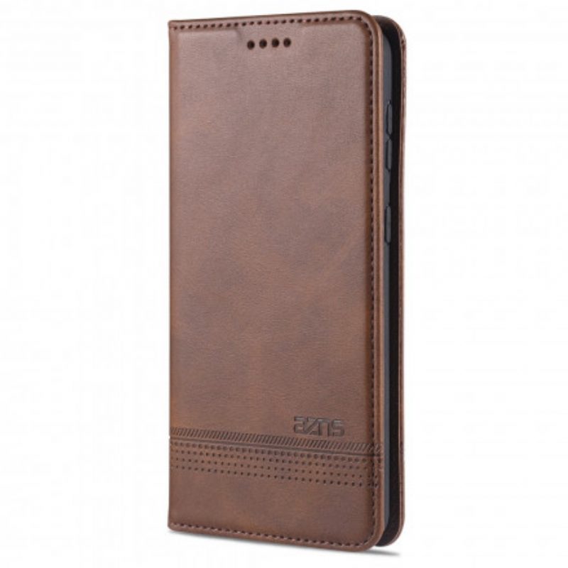 Folio Cover Samsung Galaxy S21 5G Custodia in pelle Stile In Pelle Azns