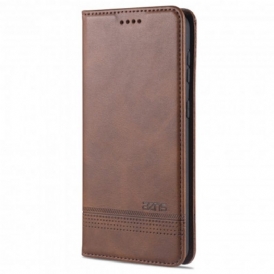 Folio Cover Samsung Galaxy S21 5G Custodia in pelle Stile In Pelle Azns