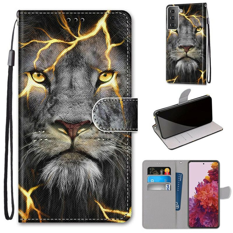 Folio Cover Samsung Galaxy S21 5G Felino Magico