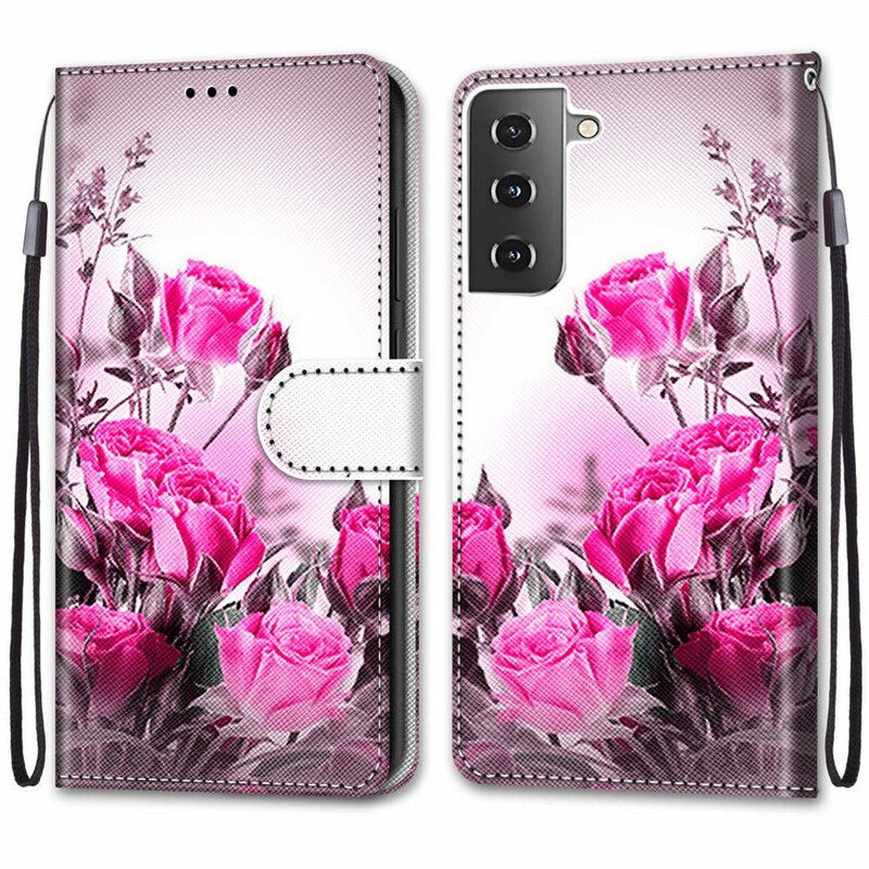 Folio Cover Samsung Galaxy S21 5G Fiori Magici