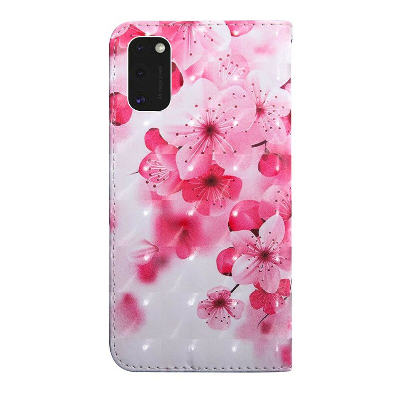 Folio Cover Samsung Galaxy S21 5G Fiori Rosa