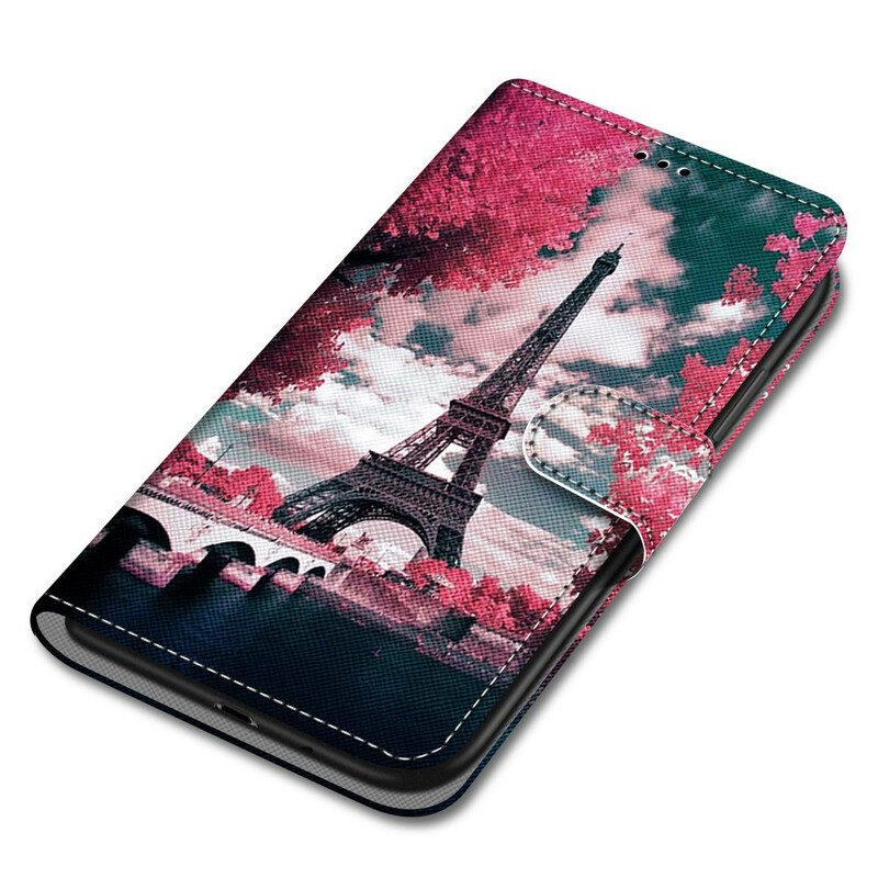 Folio Cover Samsung Galaxy S21 5G Parigi In Fiore