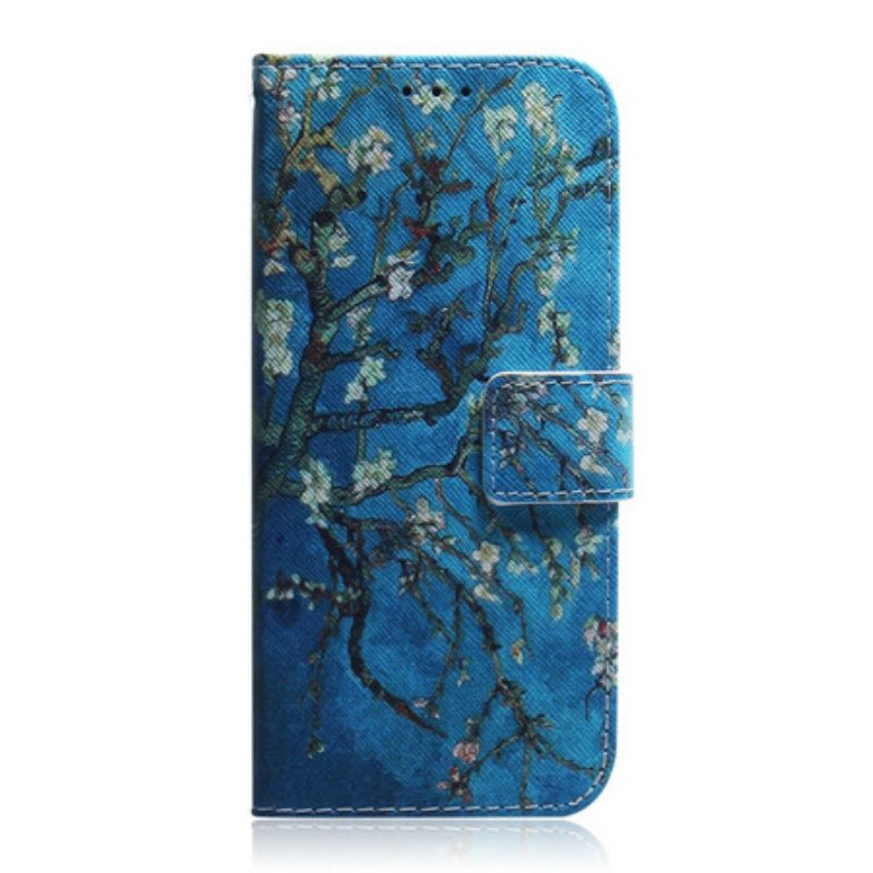 Folio Cover Samsung Galaxy S21 5G Ramo Di Un Albero In Fiore