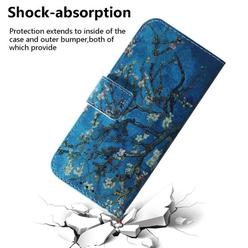 Folio Cover Samsung Galaxy S21 5G Ramo Di Un Albero In Fiore