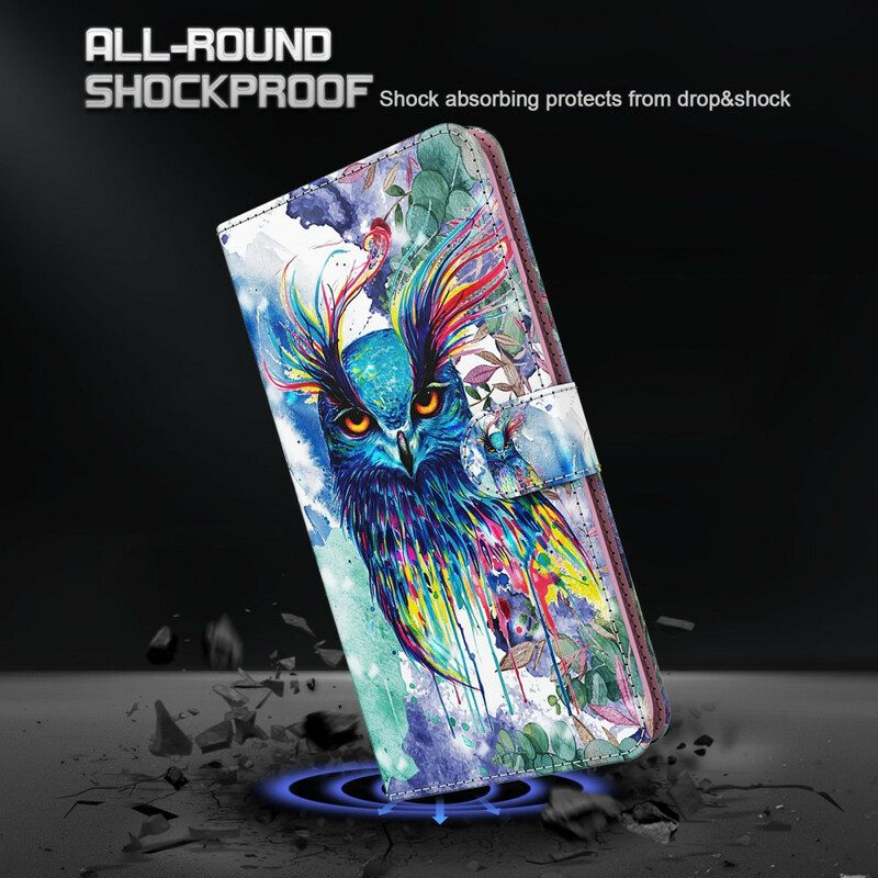 Folio Cover Samsung Galaxy S21 5G Uccello Dell'acquerello