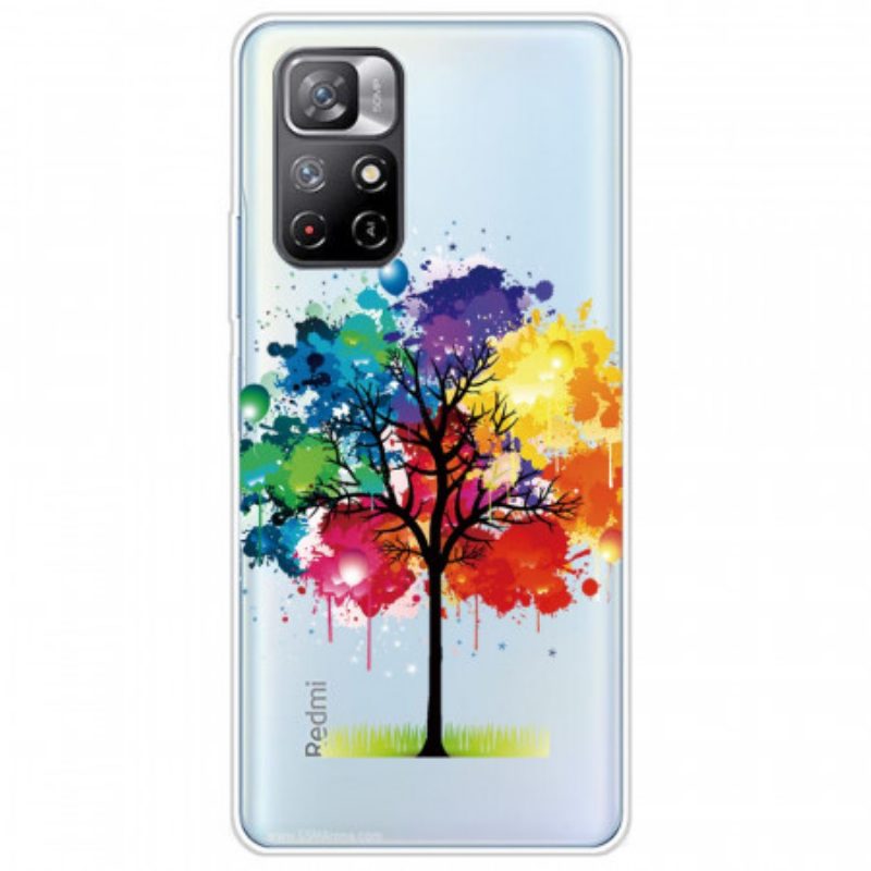 Cover Poco M4 Pro 5G Albero Dell'acquerello