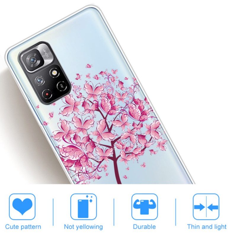 Cover Poco M4 Pro 5G Albero Delle Farfalle