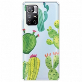 Cover Poco M4 Pro 5G Cactus Dell'acquerello