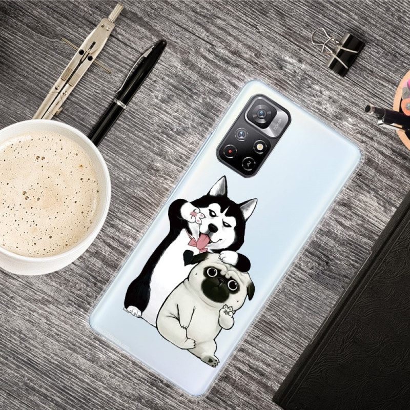 Cover Poco M4 Pro 5G Cani Divertenti