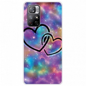 Cover Poco M4 Pro 5G Cuori Incatenati