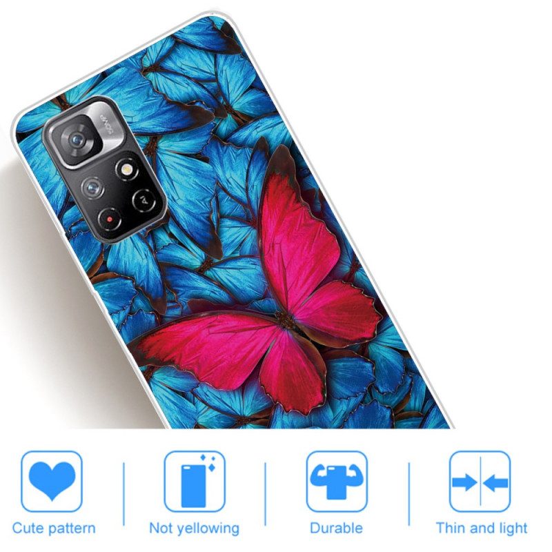 Cover Poco M4 Pro 5G Farfalle Selvatiche