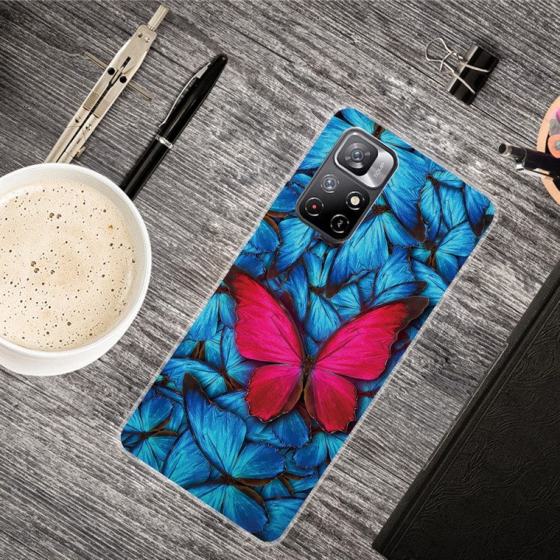 Cover Poco M4 Pro 5G Farfalle Selvatiche