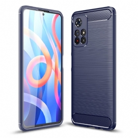 Cover Poco M4 Pro 5G Fibra Di Carbonio Spazzolata