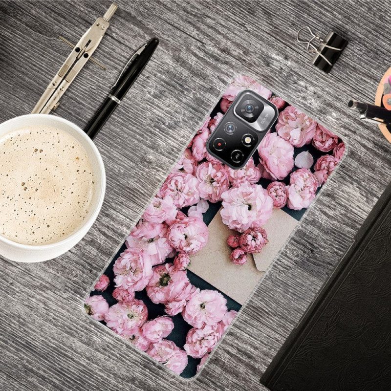 Cover Poco M4 Pro 5G Fiori Intensi