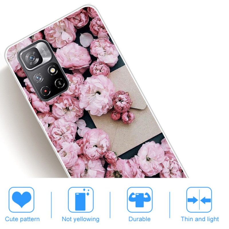 Cover Poco M4 Pro 5G Fiori Intensi