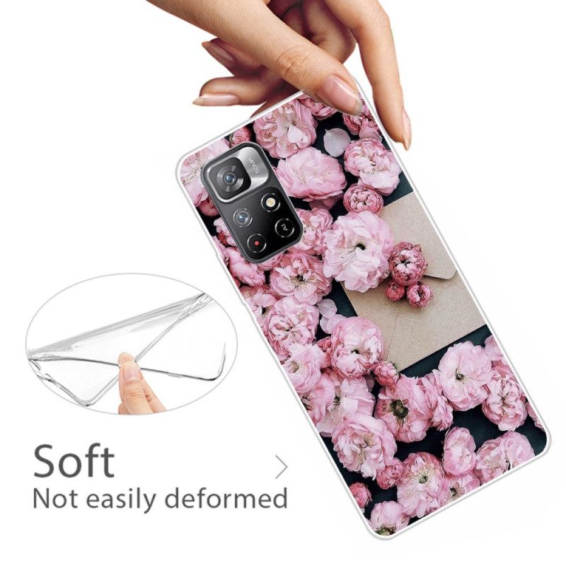 Cover Poco M4 Pro 5G Fiori Intensi