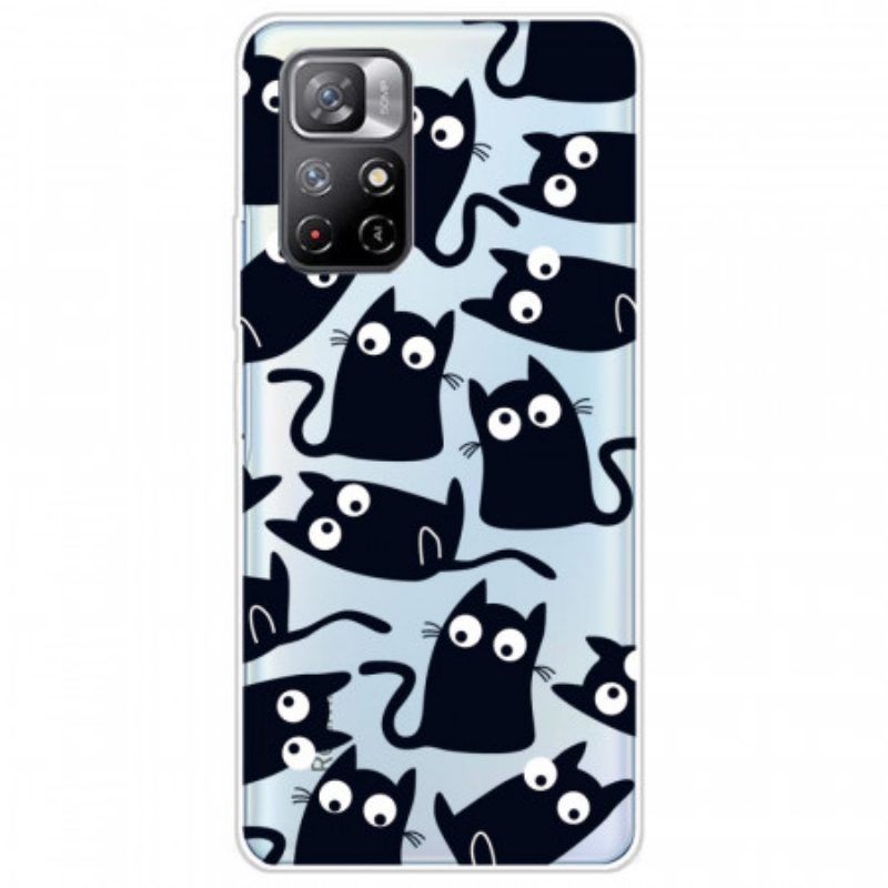 Cover Poco M4 Pro 5G Gatti Neri