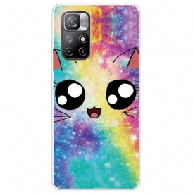 Cover Poco M4 Pro 5G Gatto Dei Cartoni Animati