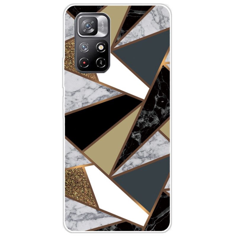 Cover Poco M4 Pro 5G Geometria Del Marmo