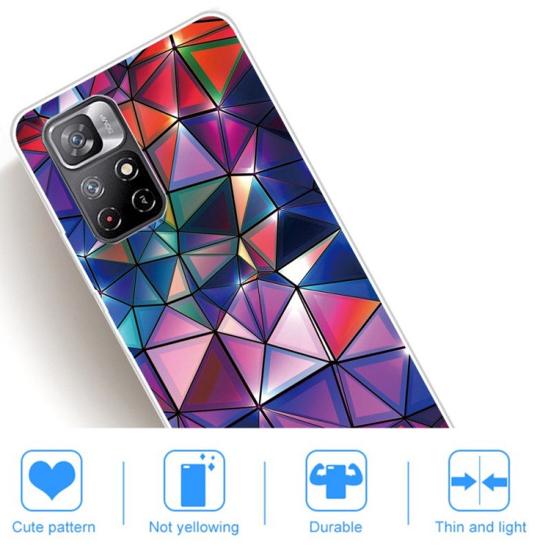 Cover Poco M4 Pro 5G Geometria Flessibile