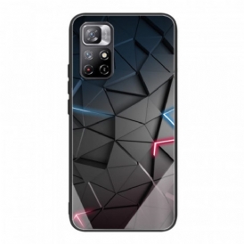 Cover Poco M4 Pro 5G Geometria In Vetro Temperato