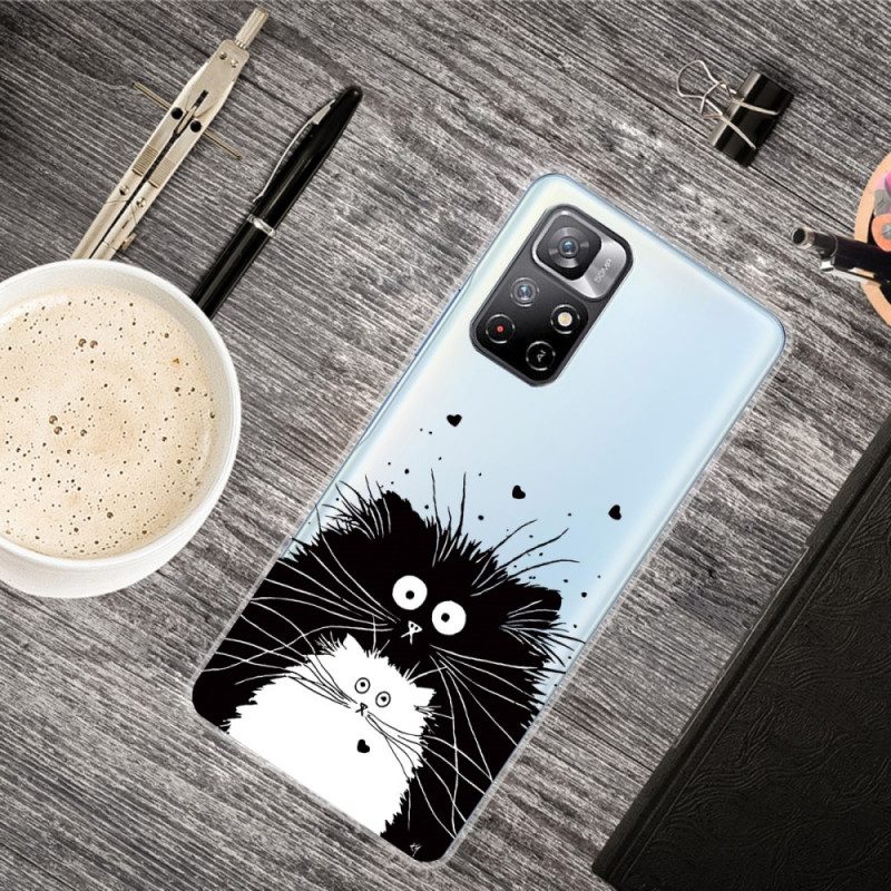 Cover Poco M4 Pro 5G Guarda I Gatti