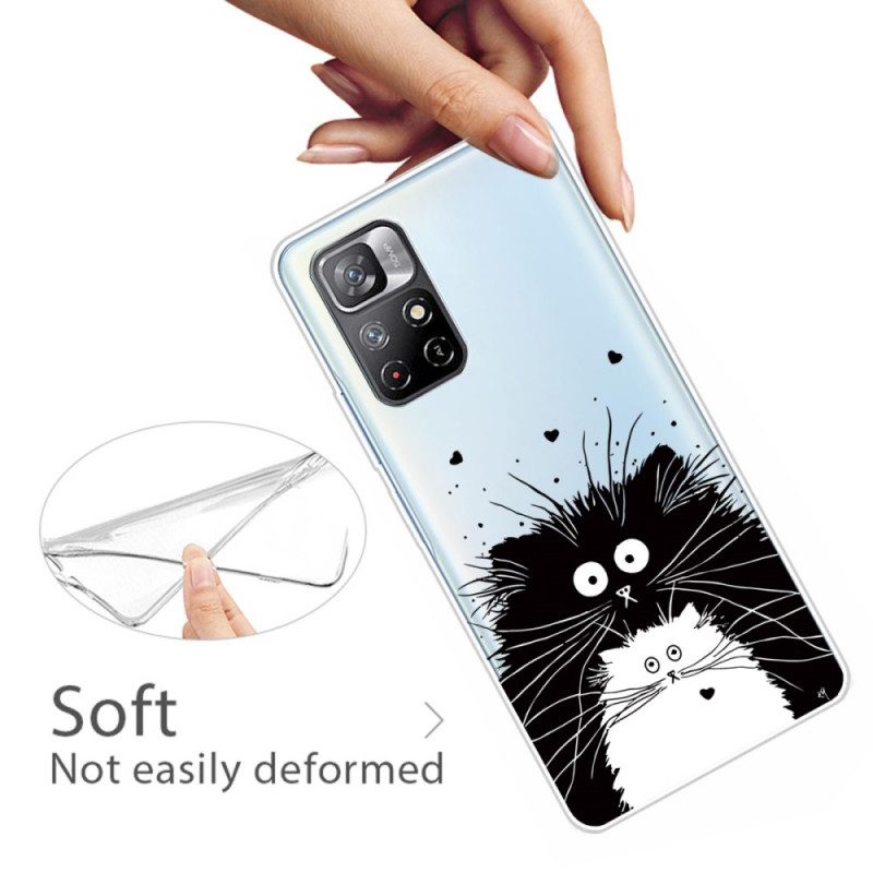 Cover Poco M4 Pro 5G Guarda I Gatti