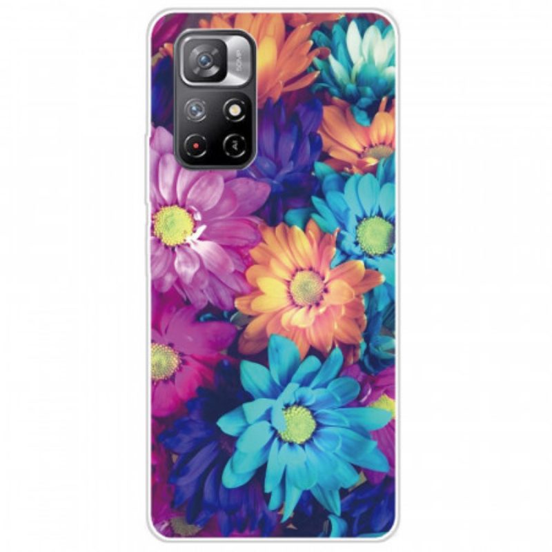 Cover Poco M4 Pro 5G Margherite Colorate