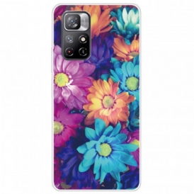 Cover Poco M4 Pro 5G Margherite Colorate