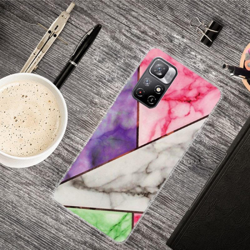 Cover Poco M4 Pro 5G Marmo Di Prima Qualità