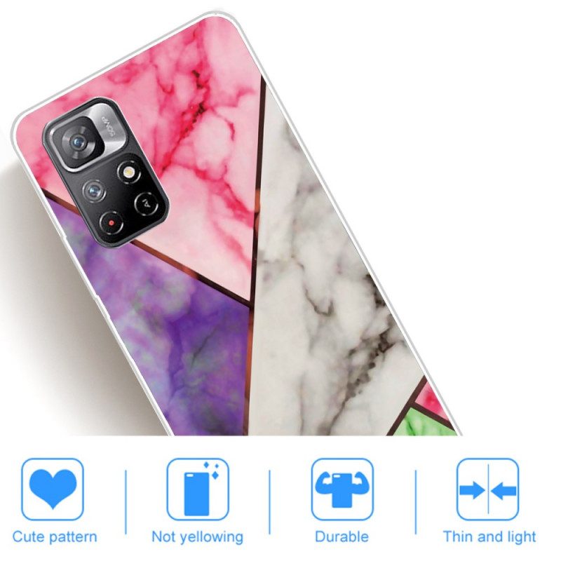 Cover Poco M4 Pro 5G Marmo Di Prima Qualità