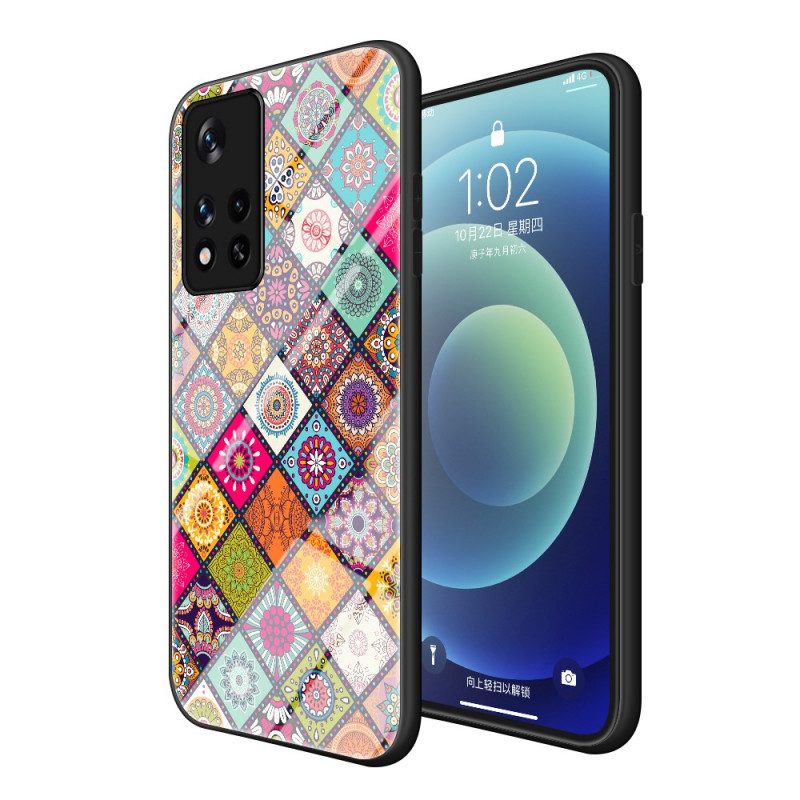 Cover Poco M4 Pro 5G Supporto Magnetico Patchwork