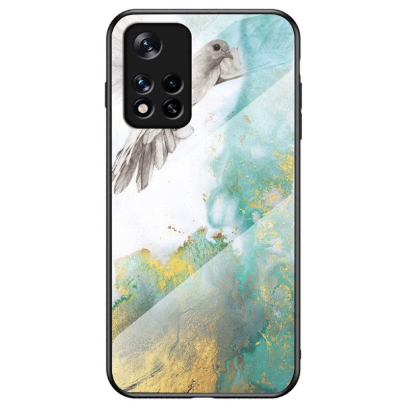 Cover Poco M4 Pro 5G Vetro Temperato Colori Marmo