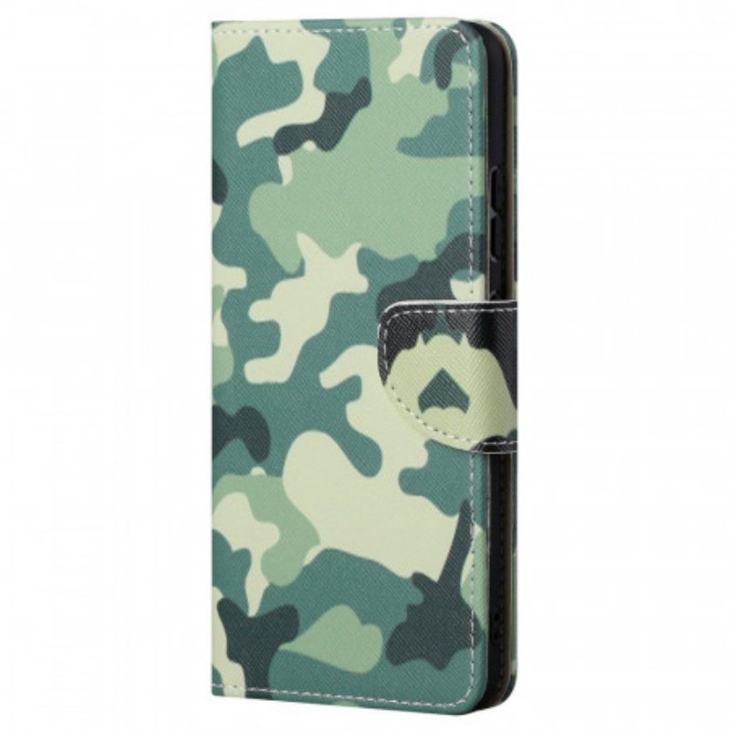 Custodia in pelle Poco M4 Pro 5G Camuffare