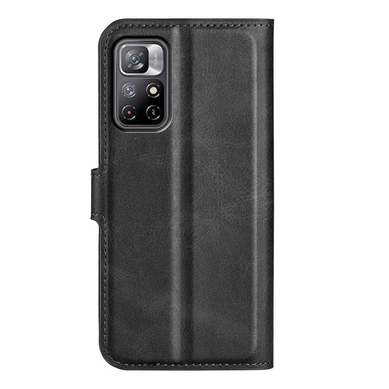 Custodia in pelle Poco M4 Pro 5G Ecopelle Design Plus