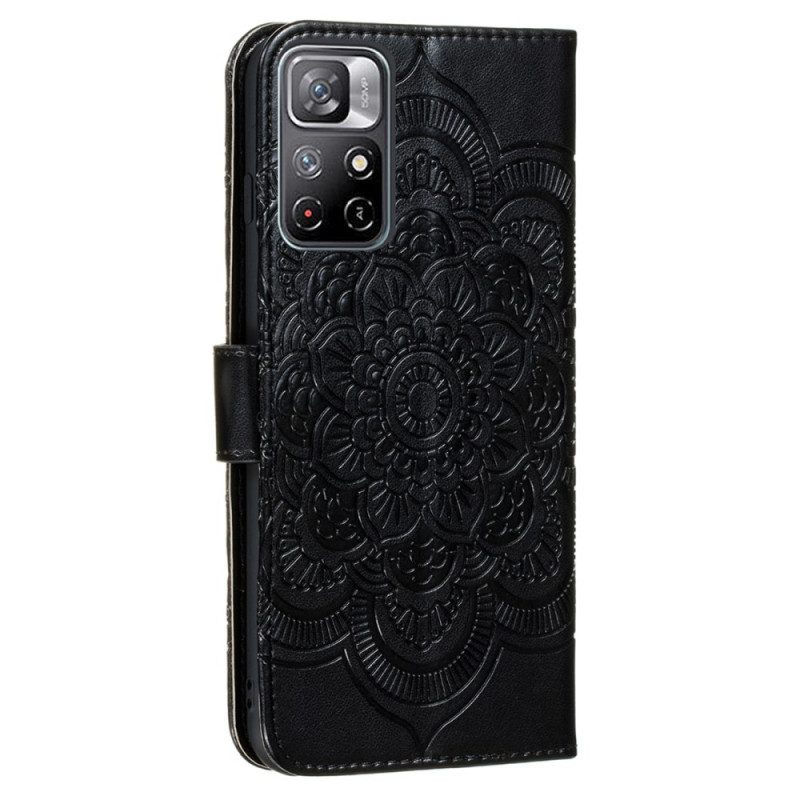 Custodia in pelle Poco M4 Pro 5G Mandala Completo