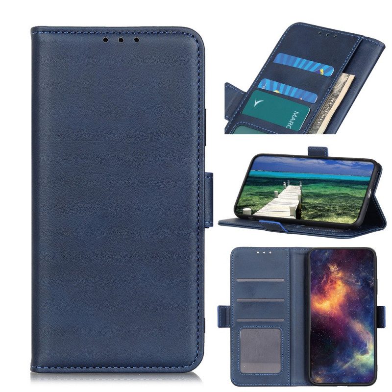 Folio Cover Poco M4 Pro 5G Custodia in pelle Doppio Lembo