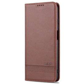 Folio Cover Poco M4 Pro 5G Custodia in pelle Stile In Pelle Azns