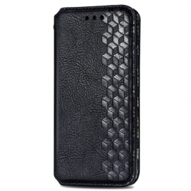 Folio Cover Poco M4 Pro 5G Custodia in pelle Texture Diamante Effetto Pelle