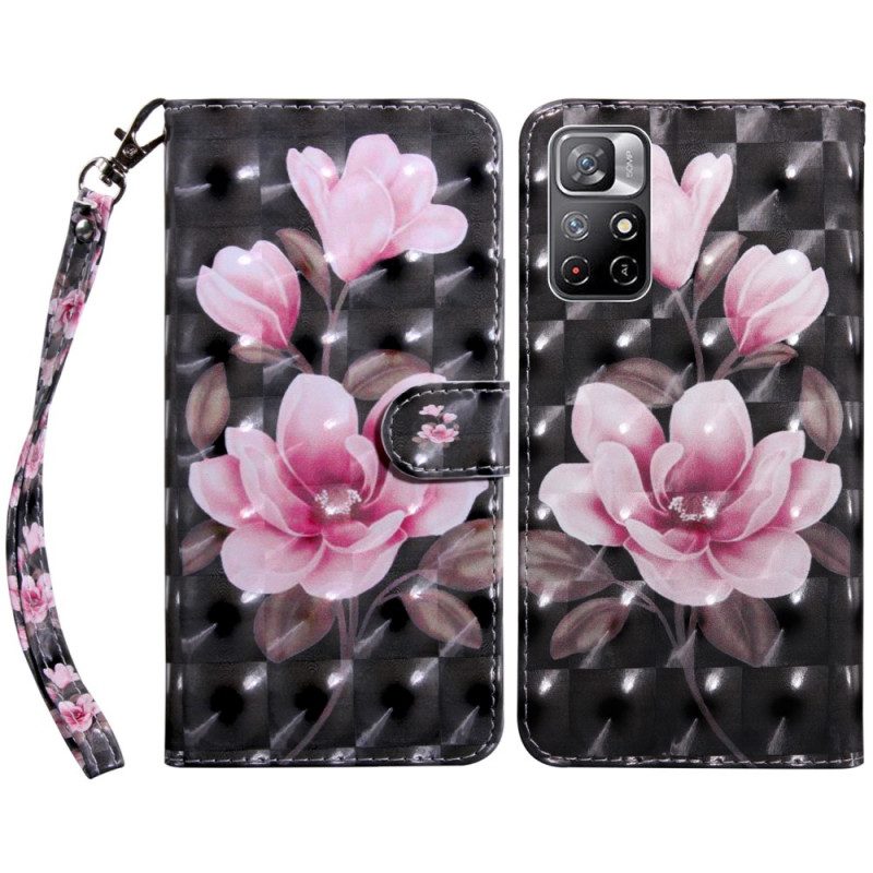 Folio Cover Poco M4 Pro 5G Fiori Sbocciati