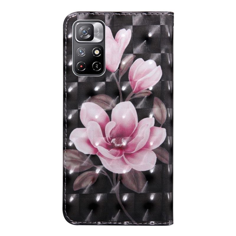 Folio Cover Poco M4 Pro 5G Fiori Sbocciati