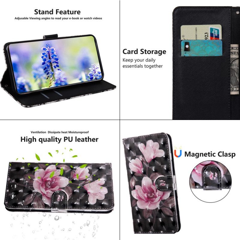 Folio Cover Poco M4 Pro 5G Fiori Sbocciati